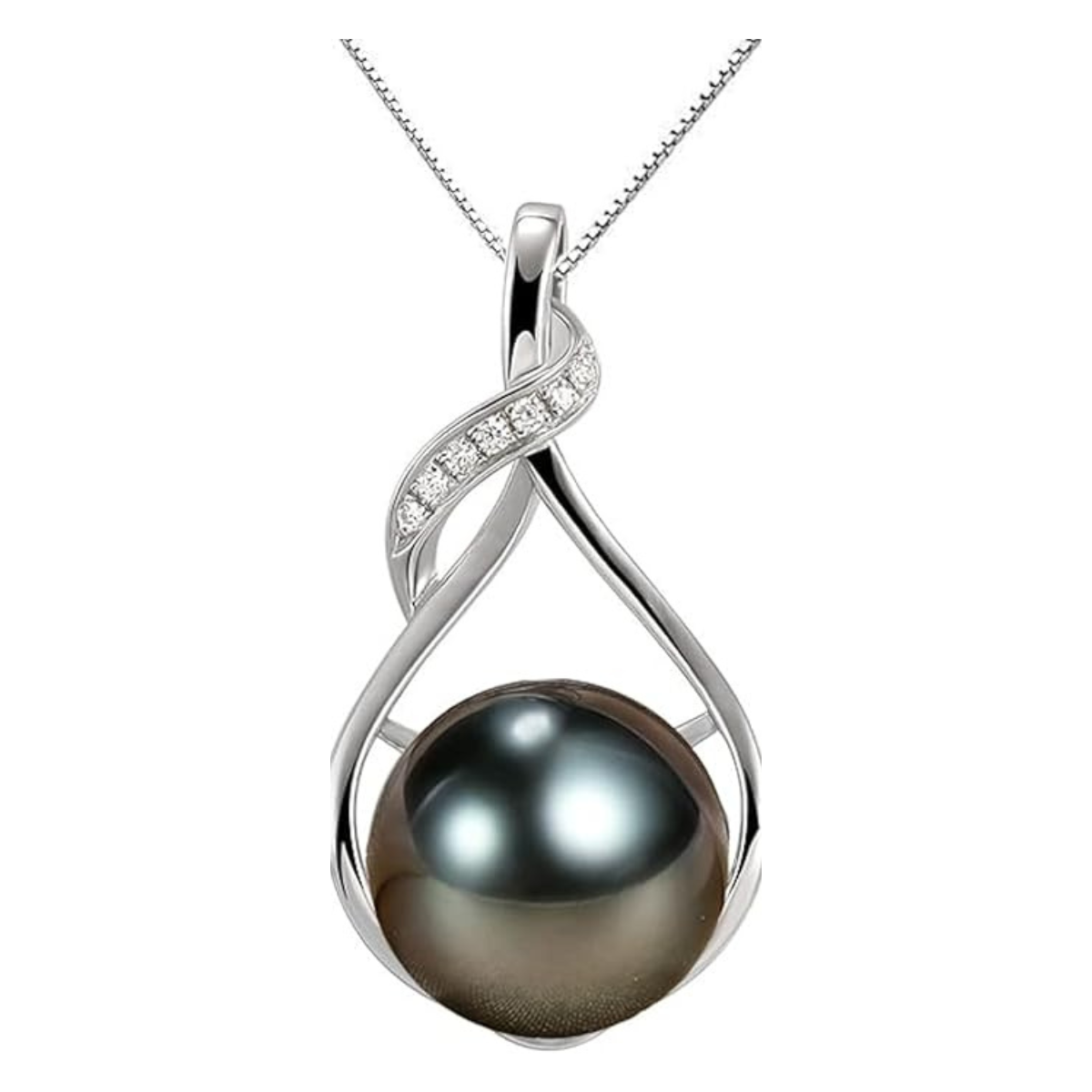 Pendant with Tahitian pearl